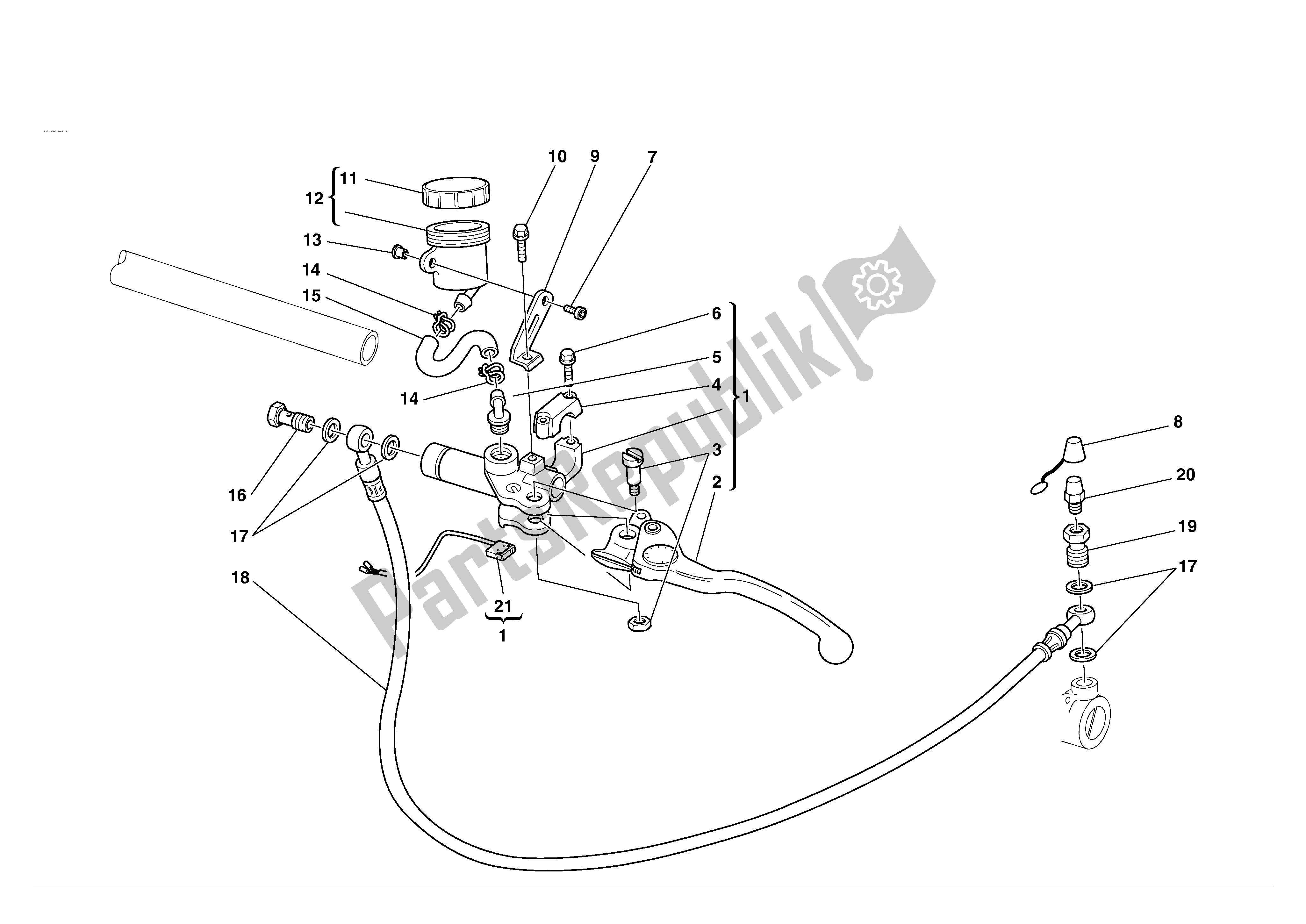 Todas las partes para Control De Embrague de Ducati Supersport 1000 2004