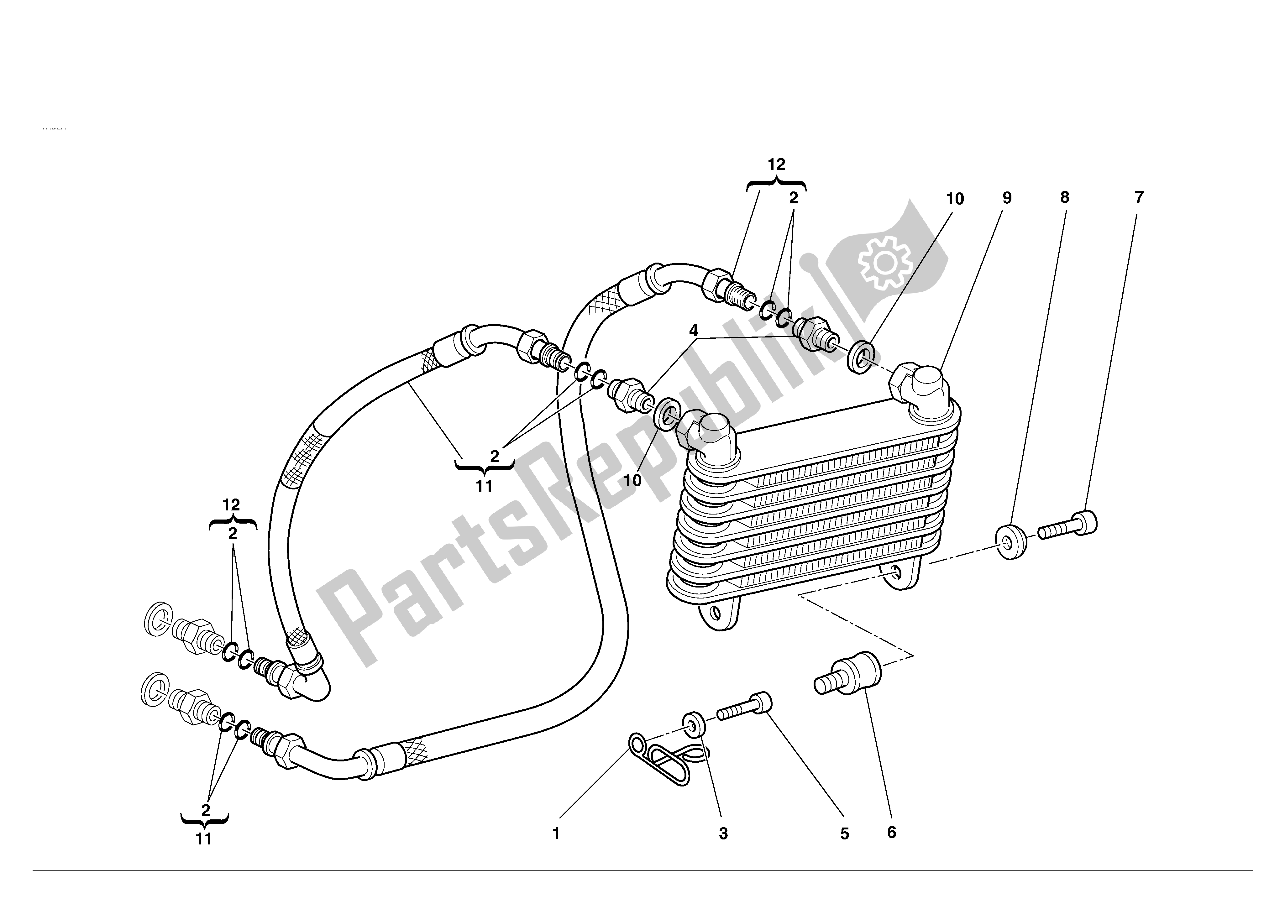 Todas las partes para Enfriador De Aceite de Ducati Supersport 1000 2004