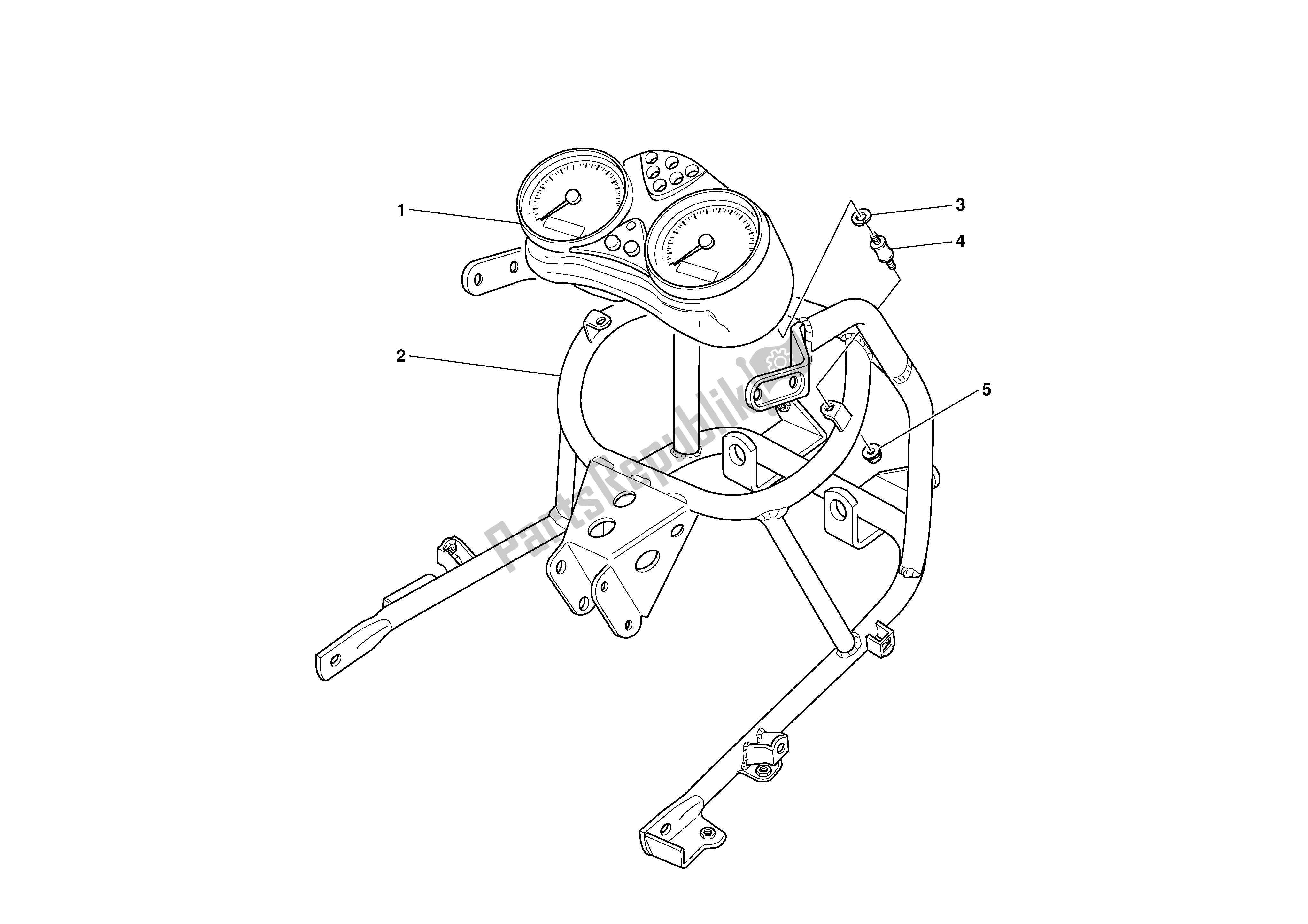 Todas las partes para Tablero De Instrumentos de Ducati Supersport DS 1000 2003