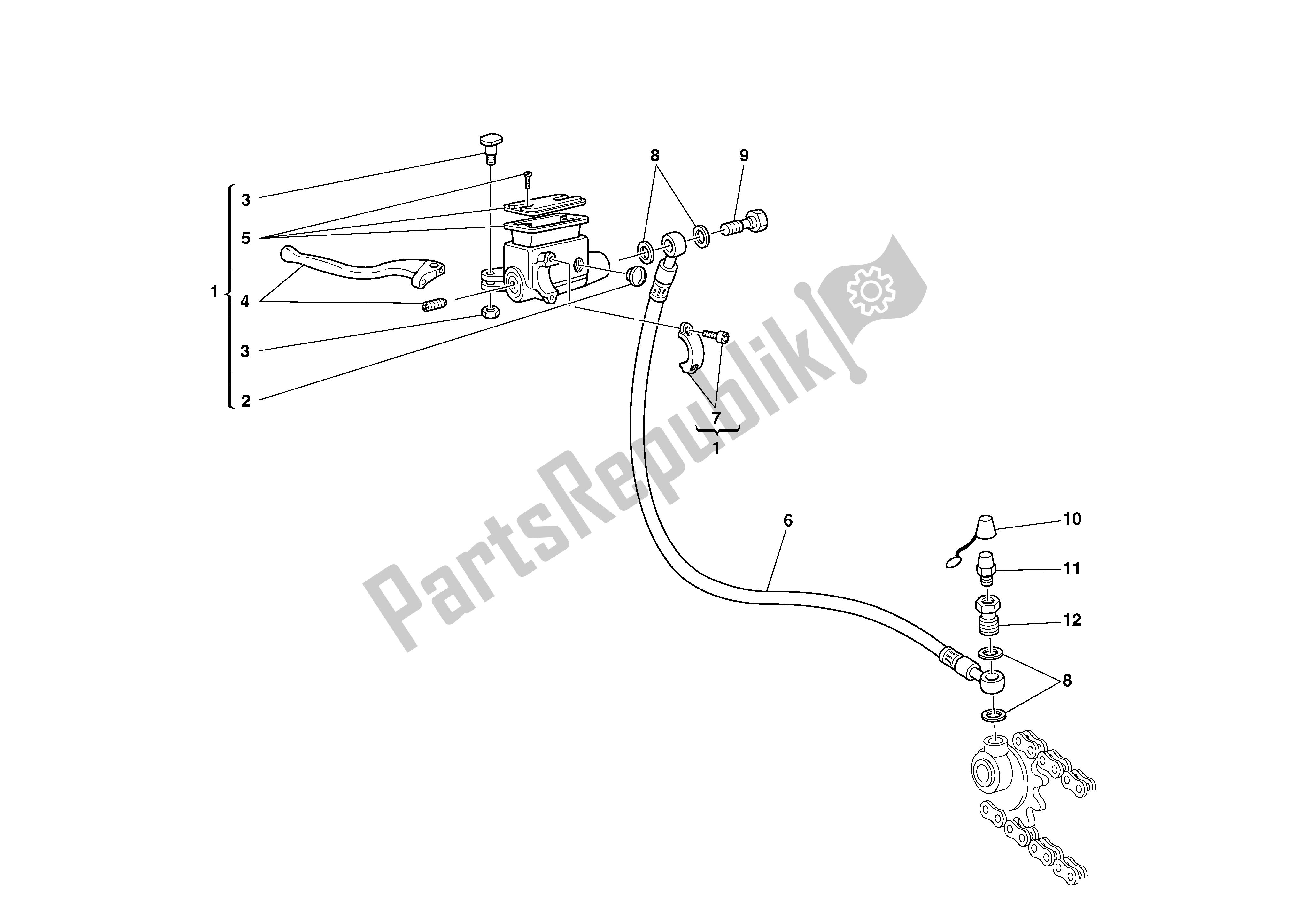 Tutte le parti per il Controllo Della Frizione del Ducati Supersport 750 2002