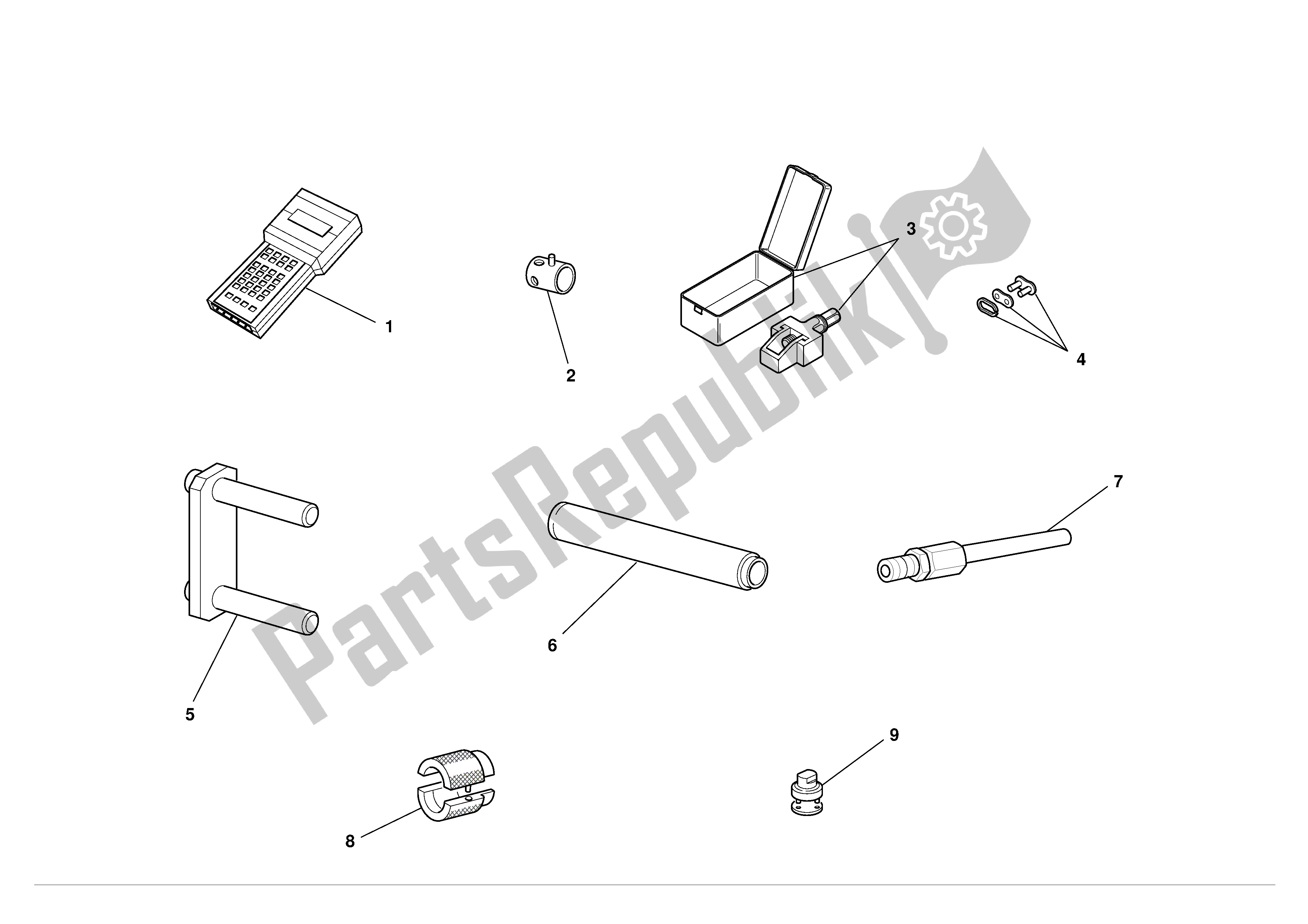 Todas las partes para Taller Herramientas Especiales de Ducati Supersport 900 2002