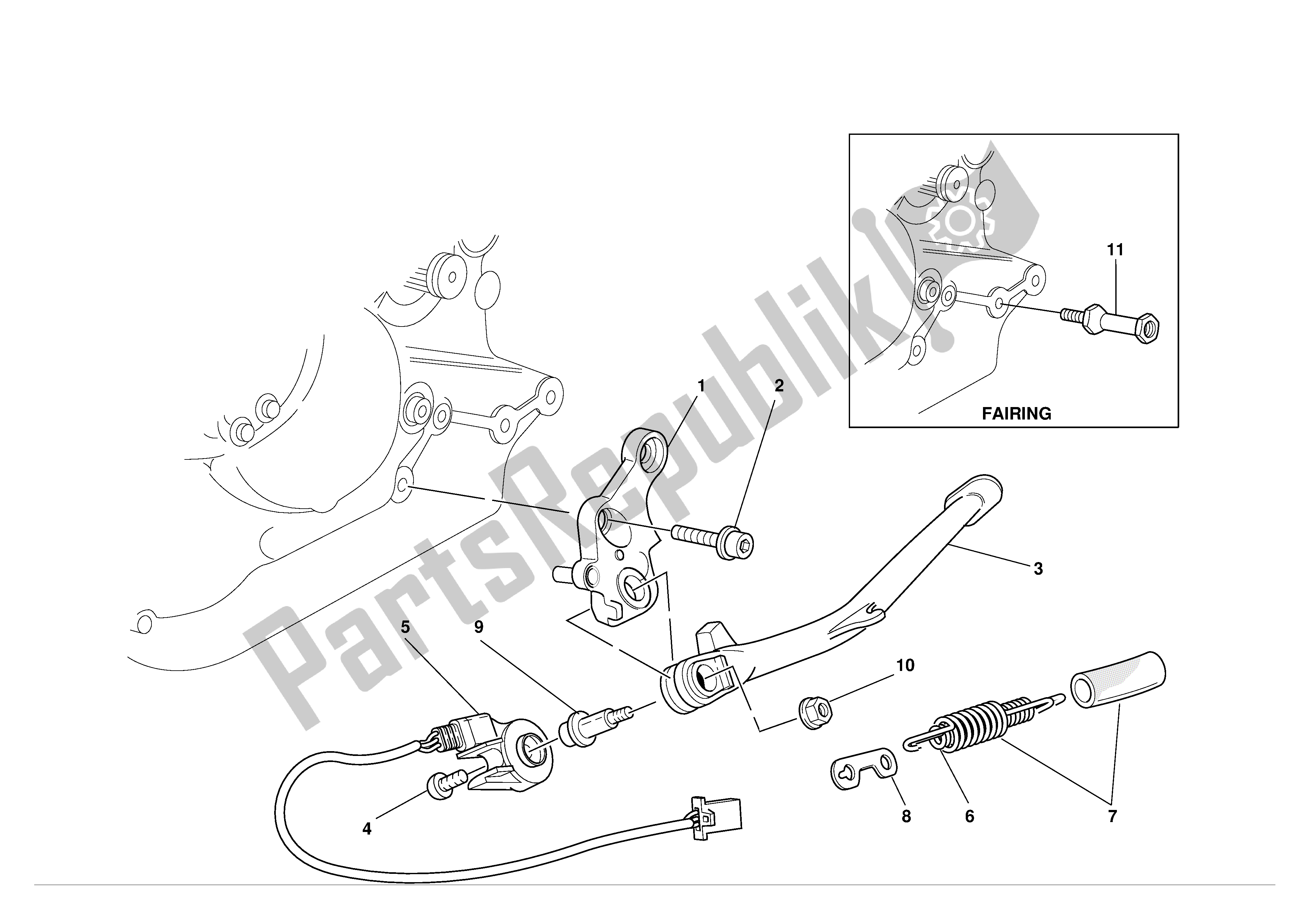 Todas las partes para Stands de Ducati Supersport 900 2002