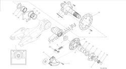 dessin 26a - axe de roue arrière [mod: f848; xst: aus, bra, chn, eur, fra, jap, tha] cadre de groupe