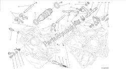 dibujo 002 - leva de cambio - horquilla [mod: f848; xst: aus, bra, chn, eur, fra, jap, tha] motor de grupo