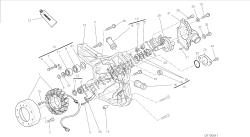 dibujo 011 - tapa del generador - bomba de agua [mod: f848; xst: aus, bra, chn, eur, fra, jap, tha] motor de grupo