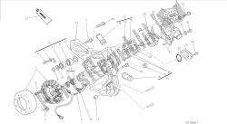 tekening 011 - generatorafdekking - waterpomp [mod: f848; xst: aus, bra, chn, eur, fra, jap, tha] groepsmotor