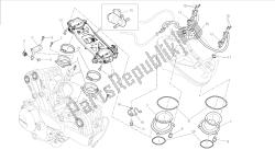 dibujo 017 - cuerpo del acelerador [mod: f848; xst: chn, tha] motor de grupo