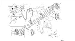 dibujo 024 - sistema de freno delantero [mod: f848; xst: marco de grupo aus, bra, chn, eur, fra, jap, tha]