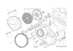couvercle de carter côté embrayage