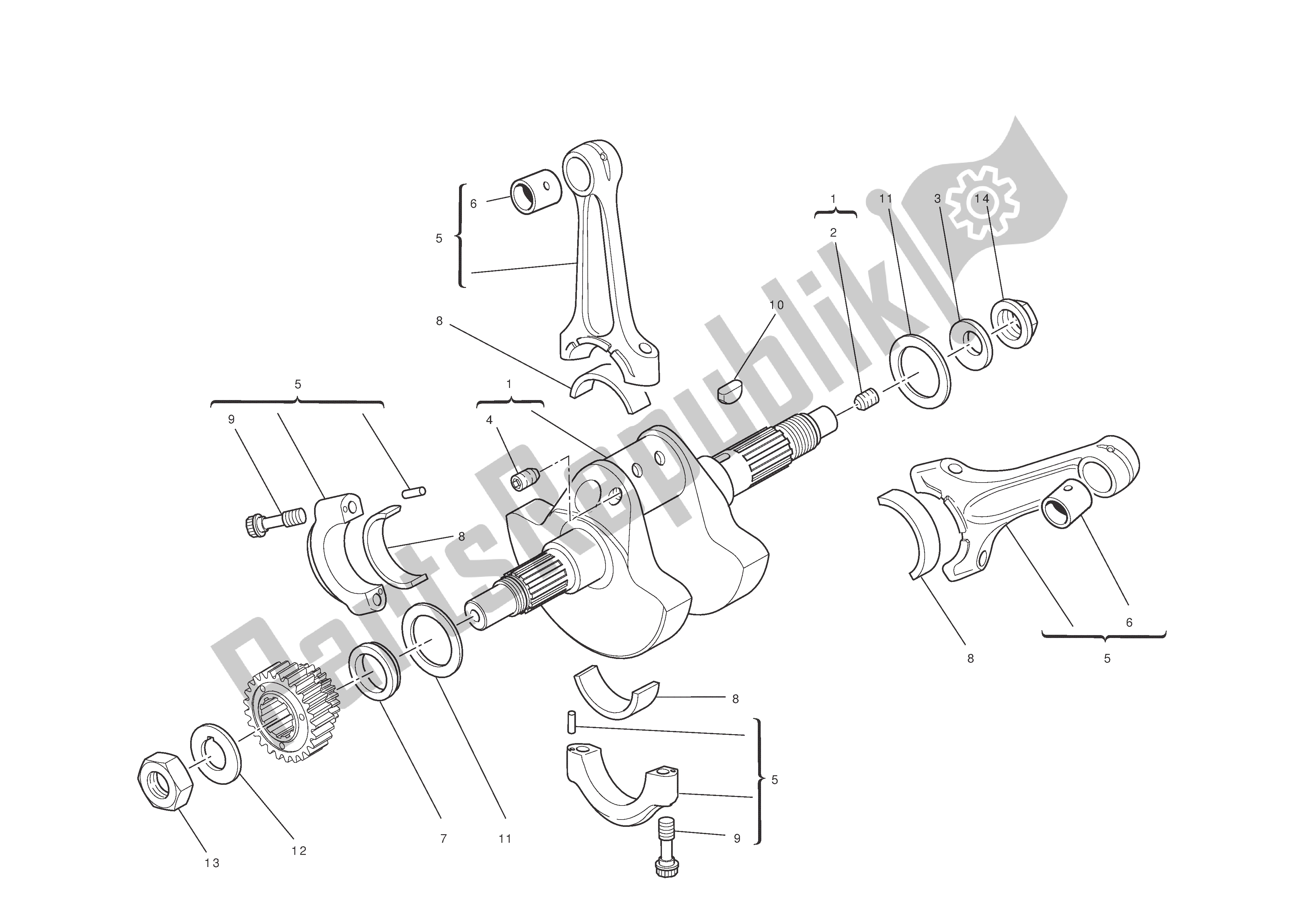 Tutte le parti per il Bielle del Ducati Streetfighter S 1100 2010