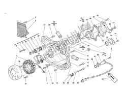 WATER PUMP -ALTERNATOR COVER