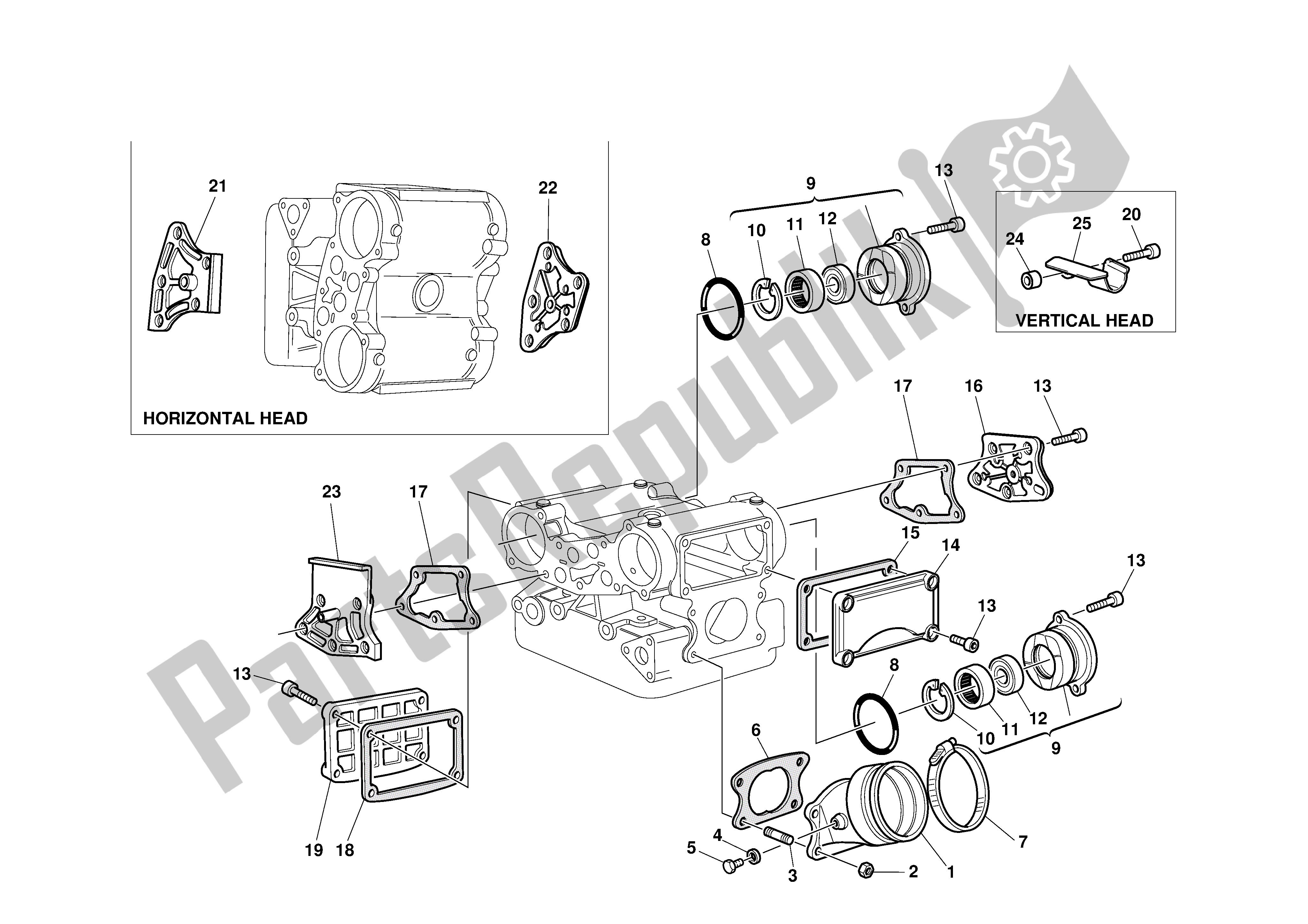 Tutte le parti per il Collezionisti E Copricapo del Ducati Sporttouring 4 916 2001