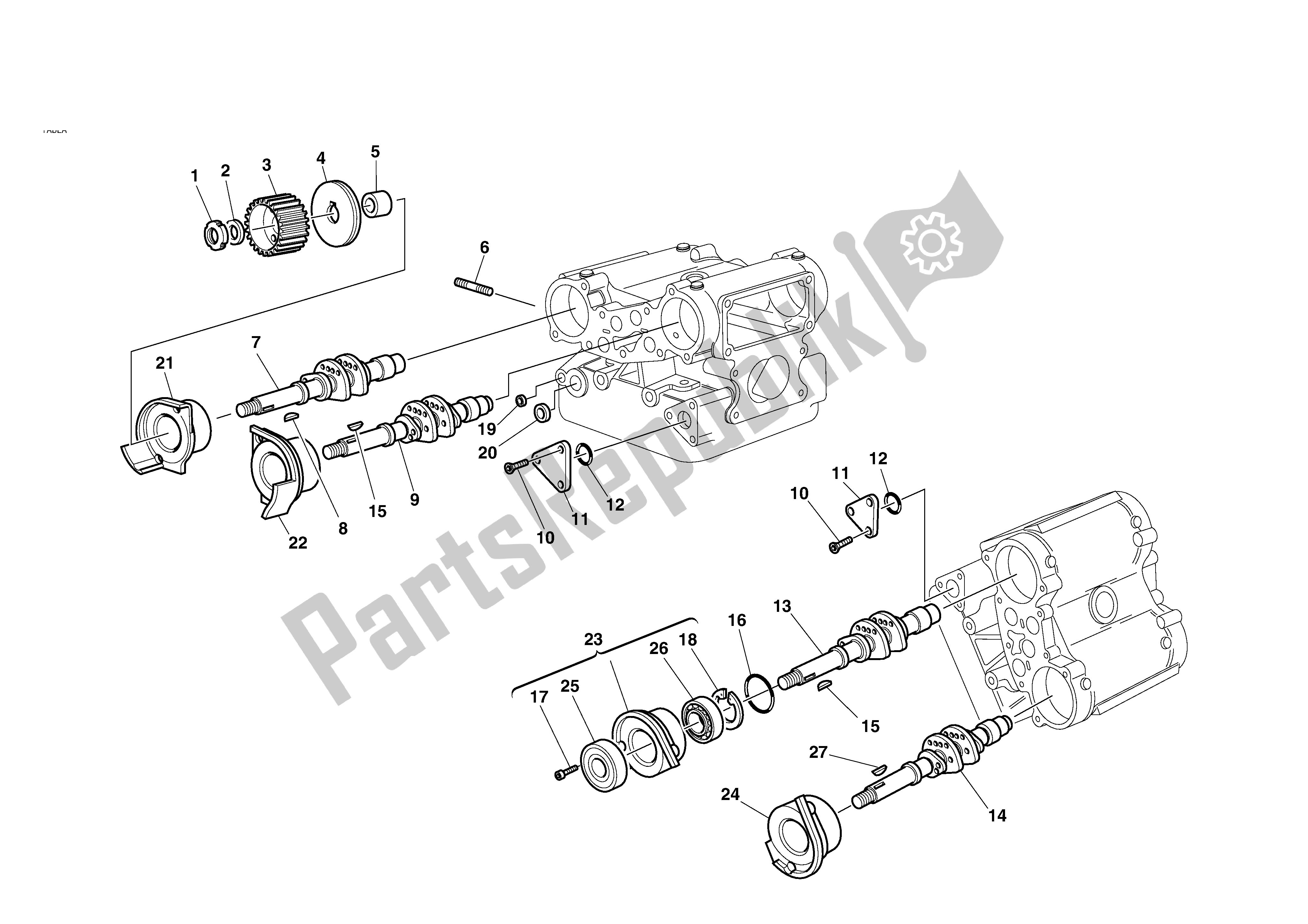 Tutte le parti per il Testa del Ducati Sporttouring 4 S 996 2002