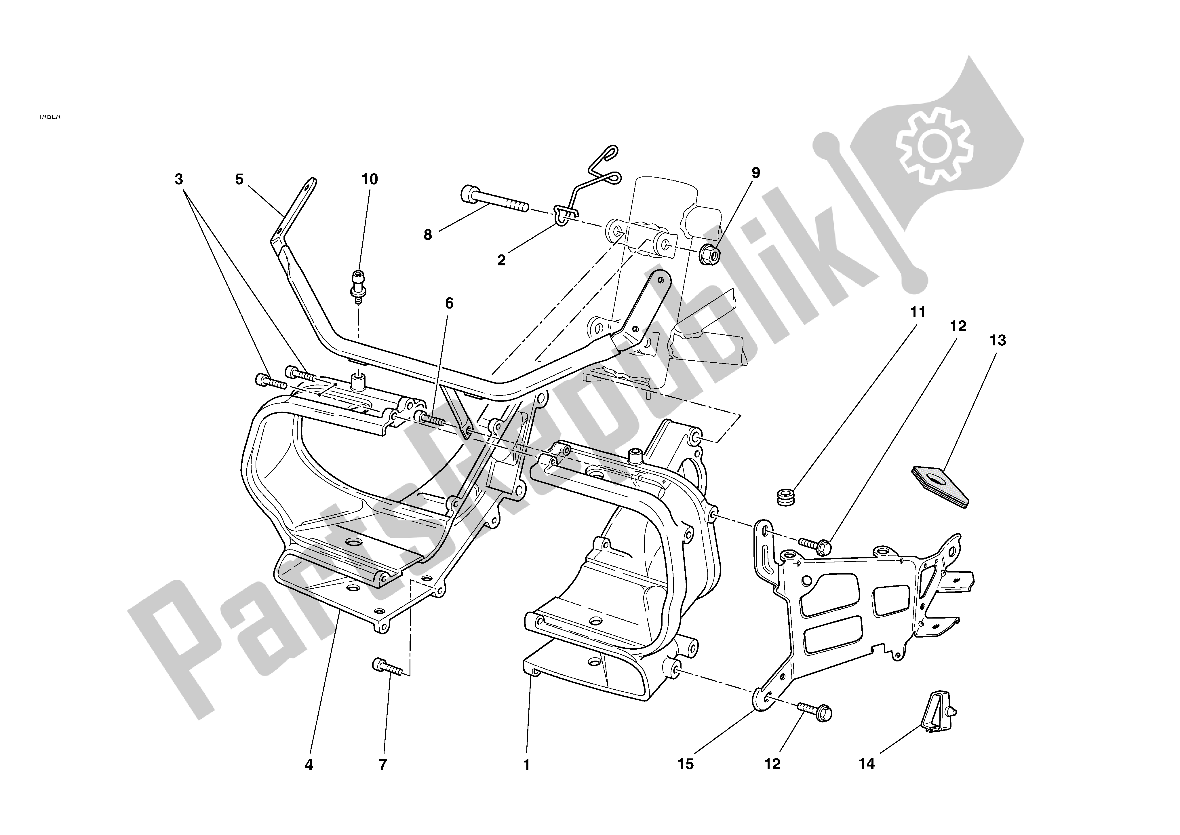 Todas las partes para Soporte De Faro de Ducati Sporttouring 4 S 996 2004