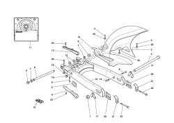 bras oscillant et chaîne