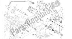 disegno 002 - controllo cambio [mod: 1199abs; xst: aus, bra, chn, eur, fra, jap] gruppo motore