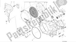 dibujo 005 - embrague - tapa del cárter lateral [mod: 1199abs; xst: aus, bra, chn, eur, fra] motor de grupo