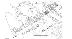 desenho 28a - forcellone posteriore [mod: 1299; xst: aus, eur, fra, jap, twn] quadro de grupo