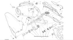 dessin 28a - forcellone posteriore [mod: 1299; xst: aus, eur, fra, jap, twn] cadre de groupe