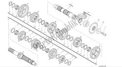 tekening 003 - versnellingsbak [mod: 1299; xst: aus, eur, fra, jap, twn] groepsmotor