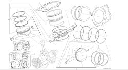 tekening 007 - cilinders - zuigers [mod: 1299; xst: aus, eur, fra, jap, twn] groepsmotor