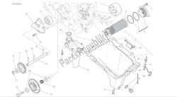 dibujo 009 - filtros y bomba de aceite [mod: 1299; xst: jap, twn] motor de grupo