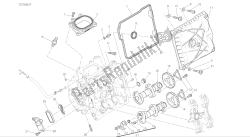 disegno 013 - testa orizzontale - distribuzione [mod: 1299; xst: twn] gruppo motore