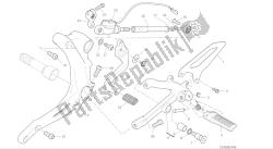 dessin 016 - repose-pieds, gauche [mod: 1299; xst: aus, eur, fra, jap, twn] cadre de groupe