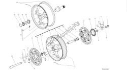 dessin 026 - ruota anteriore e posteriore [mod: 1299s; xst: aus, eur, fra, jap, twn] cadre de groupe