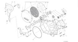 dessin 005 - embrayage - couvercle de carter latéral [mod: 1299s; xst: aus, eur, fra] moteur de groupe