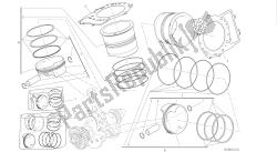 dessin 007 - cylindres - pistons [mod: 1299s; xst: aus, eur, fra, jap, twn] group engine