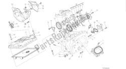 desenho 13a - cabeça de cilindro vertical - cronometragem [mod: 1299s; xst: aus, eur, fra, jap] motor de grupo