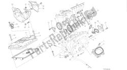 desenho 13a - cabeça de cilindro vertical - cronometragem [mod: 1299s; xst: twn] grupo motor