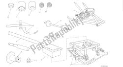 dibujo 01c - herramientas de servicio de taller [mod: 1299s; xst: aus, eur, fra, jap, twn] herramientas de grupo