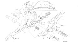 disegno 016 - poggiapiedi, sinistra [mod: 1299s; xst: aus, eur, fra, jap, twn] cornice di gruppo