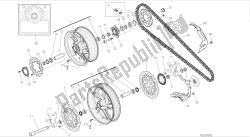 dessin 026 - ruota anteriore e posteriore [mod: 899abs; xst: aus, eur, fra, jap, twn] cadre de groupe