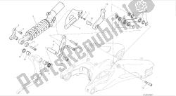 desenho 028 - sospensione posteriore [mod: 899abs; xst: aus, eur, fra, jap, twn] quadro de grupo