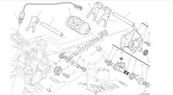 dessin 002 - commande de changement de vitesse [mod: 899 abs; xst: aus, eur, fra, jap, twn] moteur de groupe