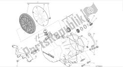 desenho 005 - embreagem - tampa do cárter lateral [mod: 899 abs; xst: aus, eur, fra] motor de grupo