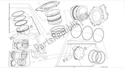 dessin 007 - cylindres - pistons [mod: 899 abs; xst: aus, eur, fra, jap, twn] moteur de groupe