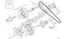 rysunek 026 - ruota anteriore e posteriore [mod: 959,959aws; xst: aus, eur, fra, jap, twn] ramka grupy