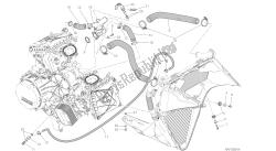 disegno 031 - sistema di raffreddamento [mod: 959.959 aws; xst: aus, eur, fra, jap, twn] cornice del gruppo