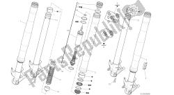 DRAWING 21A - FRONT FORK [MOD:959,959 AWS]GROUP FRAME