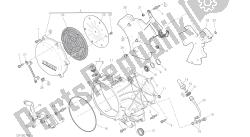 dessin 005 - embrayage - couvercle de carter latéral [mod: 959,959aws; xst: aus, eur, fra, jap, twn] group engine