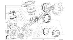 disegno 007 - cilindri - pistoni [mod: 959.959 aws] gruppo motore
