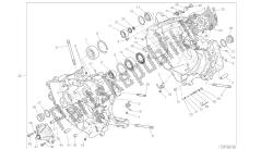 DRAWING 010 - HALF-CRANKCASES PAIR [MOD:959,959 AWS]GROUP ENGINE