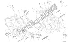 DRAWING 10A - HALF-CRANKCASES PAIR [MOD:959,959 AWS]GROUP ENGINE