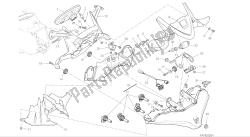 disegno 020 - fanale anteriore e cruscotto [xst: cal, cdn] cornice del gruppo
