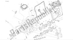 desenho 013 - testa orizzontale - distribuzione [xst: cal, cdn] motor de grupo