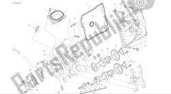 DRAWING 013 - TESTA ORIZZONTALE - DISTRIBUZIONE [XST:CAL,CDN]GROUP ENGINE